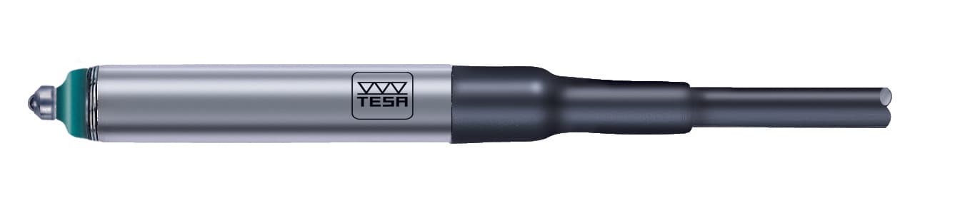 Miniature GT43 probe, ± 1 mm, 2,1 mm bolt travel, axial cable