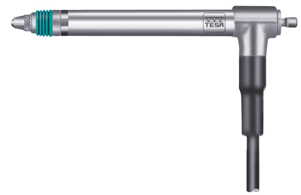 Pneumatic linearised GTL222 probes, ± 1,5 mm, 3,2 mm bolt travel, radial cable
