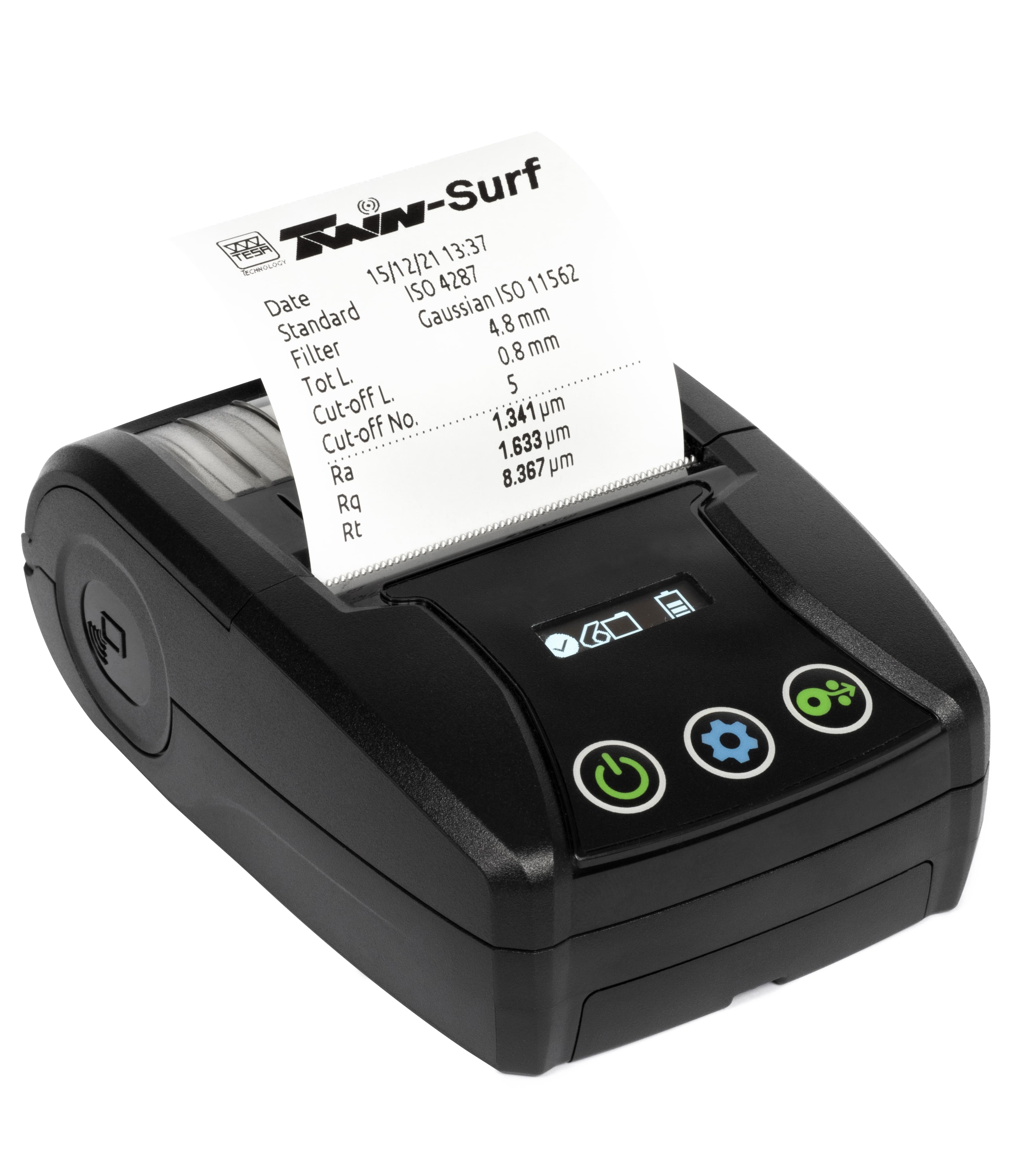 Printer for TWIN-SURF roughness gauge